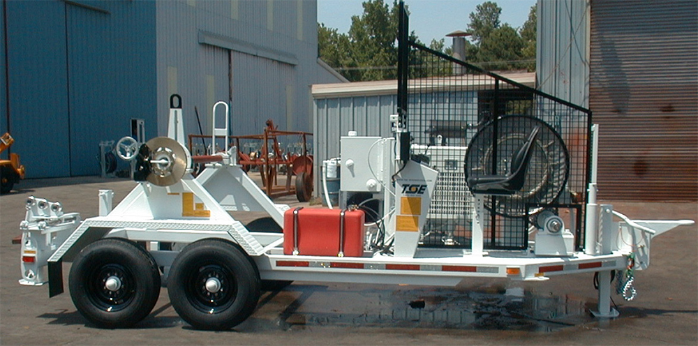 T30H/36 VGRC V-Groove Hydraulic Tensioner / Reel Carrier