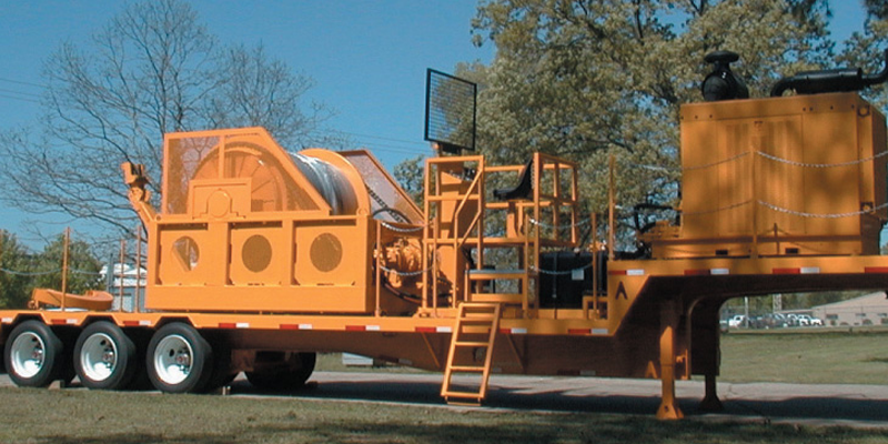 DP300 Trailer Mounted Drum Puller